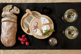 TCU Horned Frogs - Brie Cheese Cutting Board & Tools Set
