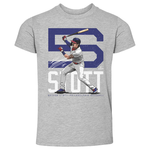 Bryson Stott Philadelphia Bold Number WHT