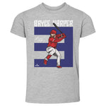 Bryce Harper Number B WHT