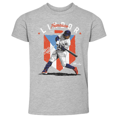 Francisco Lindor New York M Country Flag WHT
