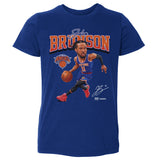Jalen Brunson New York Knicks Caricature WHT