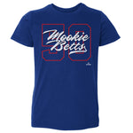 Mookie Betts Los Angeles D Number Script WHT