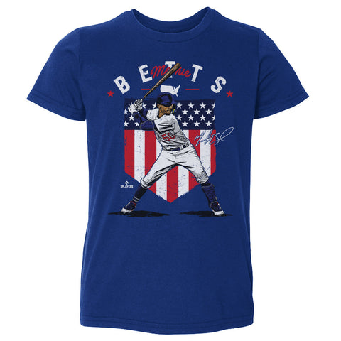 Mookie Betts Los Angeles D Country Flag WHT