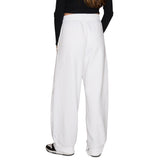 Syracuse Bandana Flare White Sweatpants