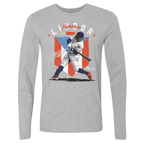 Francisco Lindor New York M Country Flag WHT