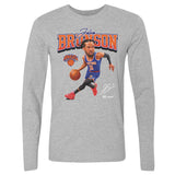 Jalen Brunson New York Knicks Caricature WHT