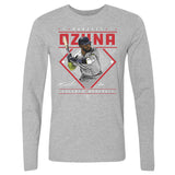 Marcell Ozuna Atlanta Diamond Name WHT