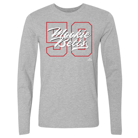 Mookie Betts Los Angeles D Number Script WHT