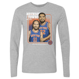 Jalen Brunson & Karl-Anthony Towns New York Knicks Step Brothers WHT