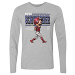 Kyle Schwarber Philadelphia Cartoon WHT