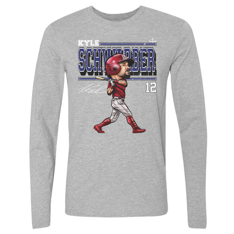 Kyle Schwarber Philadelphia Cartoon WHT