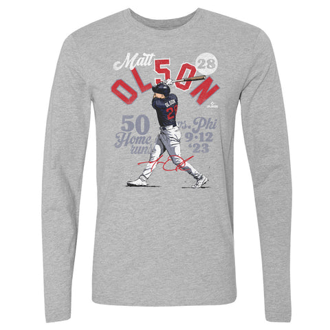 Matt Olson Atlanta 50 Homers WHT