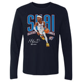 Shai Gilgeous-Alexander Oklahoma City Thunder Caricature WHT