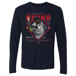 Marcell Ozuna Atlanta Diamond Name WHT