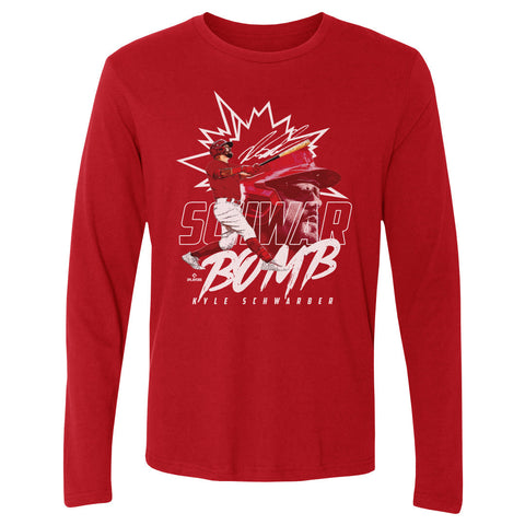 Kyle Schwarber Philadelphia Dual Schwar Bomb WHT