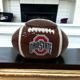 Ohio State Buckeyes Ceramic Football Candle