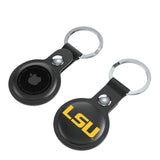 Louisiana State University Tigers Insignia Black Airtag Holder 2-Pack