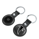 Atlanta Falcons Classic  Insignia Black Airtag Holder 2-Pack-3