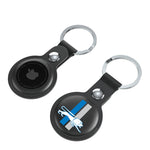 Detroit Lions Retro Insignia Black Airtag Holder 2-Pack