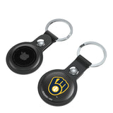 Milwaukee Brewers Insignia Black Airtag Holder 2-Pack