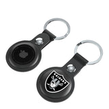 Las Vegas Raiders Insignia Black Airtag Holder 2-Pack-3