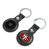 San Francisco 49ers Insignia Black Airtag Holder 2-Pack