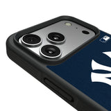 New York Yankees Personalized Stripe Bump Phone Case for Apple iPhone 17 Series
