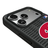 Philadelphia Phillies Text Backdrop Bump Phone Case for Apple iPhone 17 Series