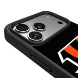 Cincinnati Bengals Personalized Stripe Bump Phone Case for Apple iPhone 17 Series