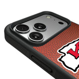 Kansas City Chiefs Personalized Football Bump Phone Case for Apple iPhone 17 Series