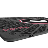 University of Georgia Bulldogs Monocolor Tilt 15-Watt Wireless Charger and Mouse Pad