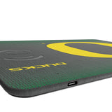 University of Oregon Ducks Linen 15-Watt Wireless Charger and Mouse Pad