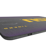 Louisiana State University Tigers Linen 15-Watt Wireless Charger and Mouse Pad
