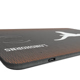 University of Texas Longhorns Linen 15-Watt Wireless Charger and Mouse Pad