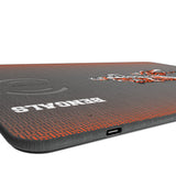Cincinnati Bengals Historic Collection Linen 15-Watt Wireless Charger and Mouse Pad