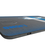Detroit Lions Retro Linen 15-Watt Wireless Charger and Mouse Pad