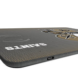 New Orleans Saints Historic Collection Linen 15-Watt Wireless Charger and Mouse Pad