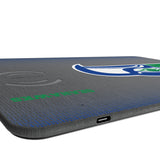 Seattle Seahawks Historic Collection Linen 15-Watt Wireless Charger and Mouse Pad