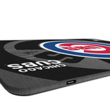 Chicago Cubs Monocolor Tilt 15-Watt Wireless Charger and Mouse Pad