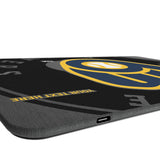 Milwaukee Brewers Personalized Tilt 15-Watt Wireless Charger and Mouse Pad