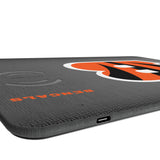 Cincinnati Bengals Linen 15-Watt Wireless Charger and Mouse Pad