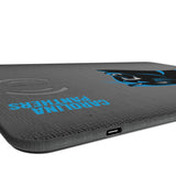 Carolina Panthers Linen 15-Watt Wireless Charger and Mouse Pad