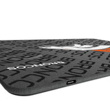 Denver Broncos Monocolor Tilt 15-Watt Wireless Charger and Mouse Pad
