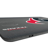 Houston Texans Linen 15-Watt Wireless Charger and Mouse Pad
