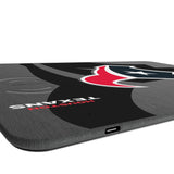 Houston Texans Monocolor Tilt 15-Watt Wireless Charger and Mouse Pad