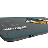 Jacksonville Jaguars Linen 15-Watt Wireless Charger and Mouse Pad