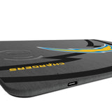 Los Angeles Chargers Monocolor Tilt 15-Watt Wireless Charger and Mouse Pad