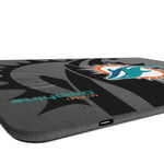 Miami Dolphins Monocolor Tilt 15-Watt Wireless Charger and Mouse Pad