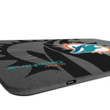Miami Dolphins Monocolor Tilt 15-Watt Wireless Charger and Mouse Pad