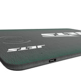 New York Jets Linen 15-Watt Wireless Charger and Mouse Pad